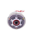 Front view of 25Nm Magnetic Powder Brake With Hollow Shaft 25mm Center Distance 90mm DC 24V 1500RPM Max Speed For Packaging Machinery