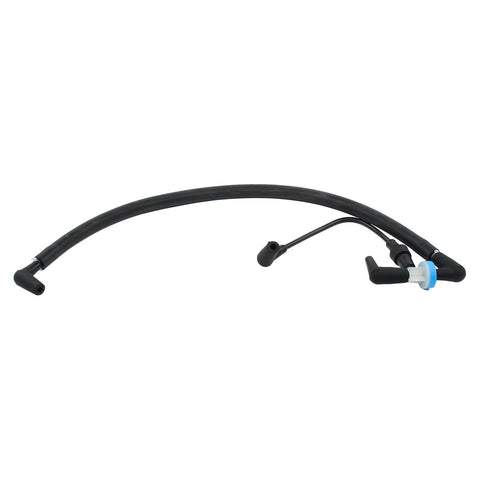 MOTOKU 4WD actuator vacuum check valve hose for Ford F-150 2010–2014 and Expedition 2010–2017; black rubber hose with blue connector