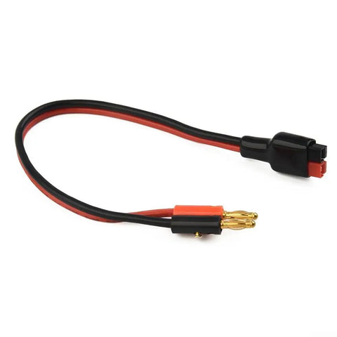 Beefy 30A SB To 4mm Banana Cable Adapter With 12AWG Pure Copper Wire For RC LiPo Battery Charging Station, Heavy Duty Power Lead, 30cm