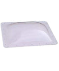 White Thermoformed Polycarbonate RV Skylight Replacement 18.25x18.25 Inch Easy Install Auto Accessory