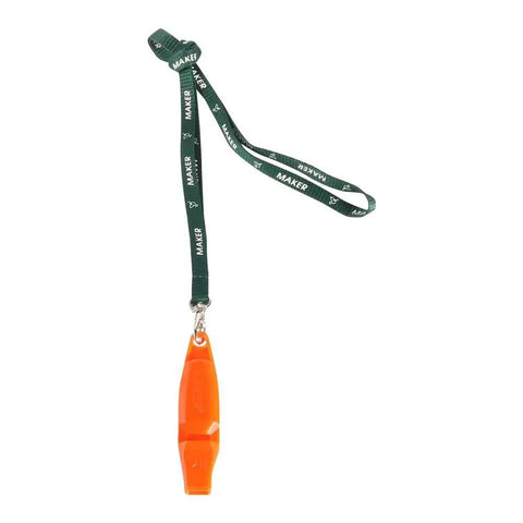 Durable Plastic Bird Whistle For Training Parrots Pigeons Eagles And Other Birds Of Prey Super Loud Blast Easy To Blow attached to a lanyard
