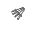 Stainless Steel Pop Rivets 6-12 3/16 Inch By 3/4 Inch Grip Range, Built Tough Hardware Assortment For Building And Maintenance Fastening Kit, Easy Install With Clean Threads For A Tight Slip Free Hold, Your Go To Fastener Kit. stainless steel pop rivets close-up
