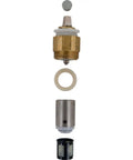 Premium Replacement Actuator Assembly For Chicago S 3300 103KJKABNF Systems disassembled parts showing brass, plastic, and metal components.