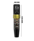 Wireless Tattoo Pen Kit For Beginners with 10 needles, ornate design, measuring 11.2cm high and 3cm wide
