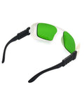 Kickass Red Laser Safety Glasses Shielding Eyes From 650Nm 808Nm 980Nm Beams Featuring Od2 Plus And Od5 Plus Optical Density clear wraparound design with green lenses