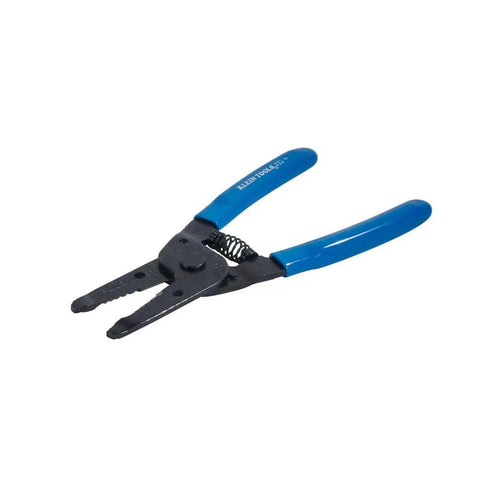 Must Have Pro Grade Multi-Purpose Wire Stripper And Cutter With Clean Shear, serrated nose jaws, blue comfortable grips, USA made