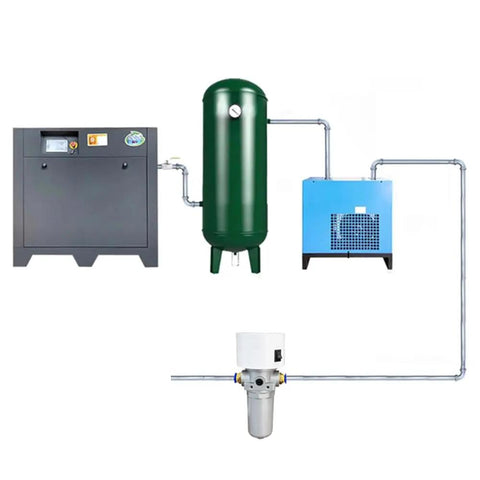 Heavy Duty Compressed Air Pipeline Heater Delivering Serious Heat With Smart Pid Temperature Control for industrial air compression setup.
