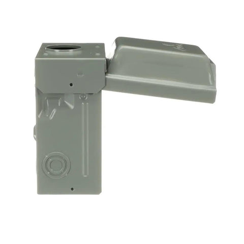 Weatherproof Temporary RV Outlet Box With 50A 14-50R Receptacle, 120/240V AC Power Supply, Fully Compliant Outdoor NEMA 3R Enclosure