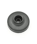 Waterjet splash guard; close-up of round black rubber part with central bore (500-20-0133)