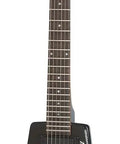 Spirit GT Pro Deluxe Black Electric Guitar With Gig Bag Maple Body Locking Tremolo R Trem System Humbucker Neck Pickup And Single Coil Middle Pickup Lightweight Built For Stage Ready Studio And Street Jams, black headless electric guitar with gig bag and maple body