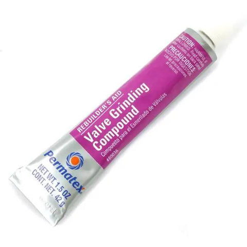 Tube of Valve Grinding Compound 3 Oz White For Valve Seating And Lapping, water mixable paste for burr and corrosion removal.