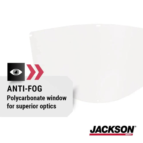 Replacement Window For MAXVIEW Premium Face Shields Anti Fog Crystal Clear Polycarbonate Clear Tint ANSI Z87 1 Compliant