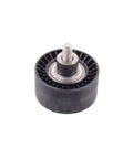 Up Your Ride Game With This Top Notch Drive Belt Idler Pulley Made For BMW X3 F25 X4 F26 X5 E70 X5 F15 X6 E71 And X6 F16 Plus OEM Sizes 11288673720 And 11288604267 For Smooth Snappy Performance, black pulley with bearing.
