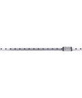 400mm Linear Guide Rail For CNC Machines And 3D Printers High Precision Steel Slider Bearing Micro Motion Slide Ultra Smooth Linear Motion Micron Grade Accuracy For Your DIY Rigs, silver rail with carriage