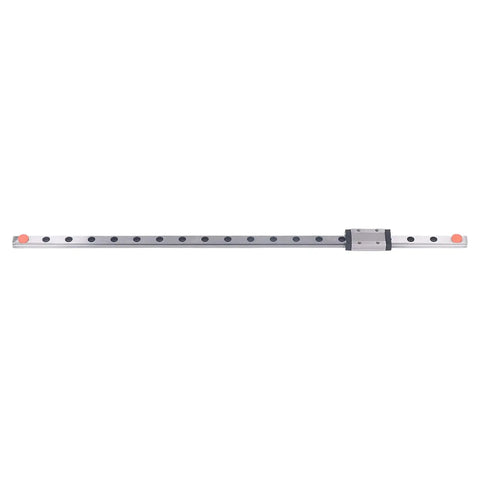 400mm Linear Guide Rail For CNC Machines And 3D Printers High Precision Steel Slider Bearing Micro Motion Slide Ultra Smooth Linear Motion Micron Grade Accuracy For Your DIY Rigs, silver rail with carriage