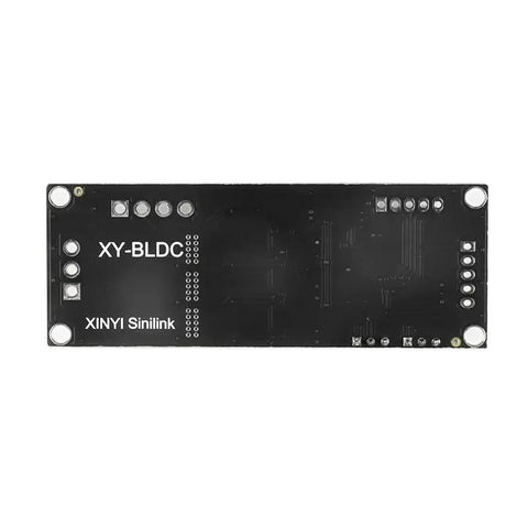 Top view of Three Phase DC Brushless Hall Motor Controller Module 12 To 30V Beefy 200W Drive Board, model XY-BLDC.