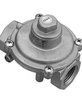 Premium Gas Pressure Regulator for Natural Gas and Propane, One Half In NPT In Out, Inlet One Half PSI, Outlet 5 to 10 Inches Water Column