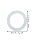200 Piece Aluminum Flat Washer Kit For Skateboard Hardware Versatile Spacers For Longboards And Skateboards Replacement And Repair Easy Install For Any Skater, 0.47 in washer