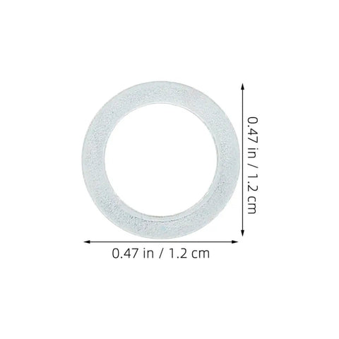 200 Piece Aluminum Flat Washer Kit For Skateboard Hardware Versatile Spacers For Longboards And Skateboards Replacement And Repair Easy Install For Any Skater, 0.47 in washer