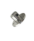 Rigid Flange Coupling With 2 To 14 Mm Aperture, 180 Degree Top Aluminum Alloy Base for machines and DIY projects.