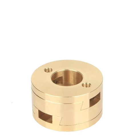 Upgrade Your Print Game With 2pcs 16mm Oldham Couplings For VzBoT And T8 Lead Screws To Slash Z Axis Wobble And Boost Smoothness On Hot Beds brass Oldham coupling
