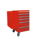 Lockable Side Cabinet For Roller Cabinets With Mounting Points And Included Fittings Rust Resistant Powder Coat Finish 400x200x500mm