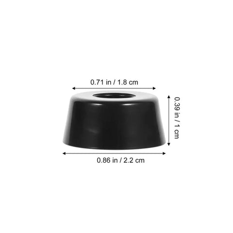 Tough As Nails Heavy Duty Rubber Feet Set For Cutting Boards And Furniture 30 Black Bumpers With Size Dimensions