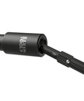 Flip Socket Swivel Adapter With 25 Degree Swivel Head And 360 Degree Rotation For Tight Spots, impact rated tool adapter