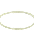 Toothed Gear Belt For FR-770 FR-900 FR-980 Sealing Machines Drive Belt Replacement Part Pro Grade Triangular Guide Conveyor Belt Multi Machine Compatible Adjustable 410 To 660 Mm One Piece, adjustable toothed drive belt