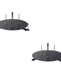 Straight Up Heavy Duty Wire Dispenser Rack And Portable Cable Management Tray with metal body and adjustable spools.