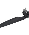 Rugged Black Plastic Watercraft Rudder For Canoe And Kayak Angling Boats Lightweight Portable Direction Control Kit