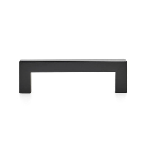 Matte black square handle from 30 Pack 4 Inch Square Kitchen Cabinet Handles Matte Black Drawer Pulls For Cupboards And Cabinets Durable Hardware Set