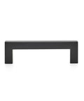 25 Pack 4 Inch Square Cabinet Handles Matte Black Drawer Pulls For Cupboards And Kitchen Cabinets Slick Modern Black Hardware