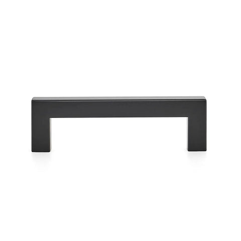25 Pack 4 Inch Square Cabinet Handles Matte Black Drawer Pulls For Cupboards And Kitchen Cabinets Slick Modern Black Hardware