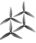 Durable 6x3.5x3 PC Drone Propellers Set of 4 Light Gray with 7mm Bore, 3 Blades, Designed for Battery-Friendly, Smooth Flying
