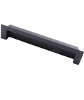 8 Piece Set Black Recessed Finger Pulls For Cabinets And Drawers Hidden Metal Closet Door Handles 5 Inch Inset Pulls
