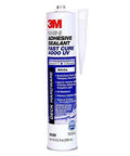 Marine Adhesive 4000 UV PN06580 White sealant cartridge front view, 295 mL, flexible waterproof sealant for boats RVs, UV-resistant.
