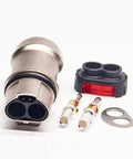 Heavy Duty 2 Pin 35A Electric Vehicle Connector With Metal Shell And IP67 Waterproof Sealing For EV HEV High Voltage Systems parts.