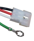Wiring harness connector for 326628-761 Draft Inducer Fan Furnace Blower Motor Assembly, including fasteners.