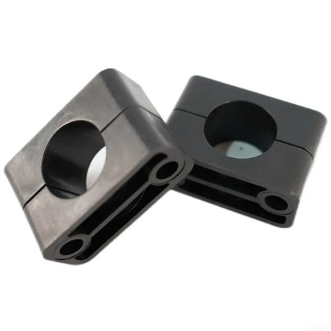 Golf Cart Brake Block Mounting Kit With Pads And Pedal Pads Replacement Post 1980, two block mounts, black, for 1981+ models