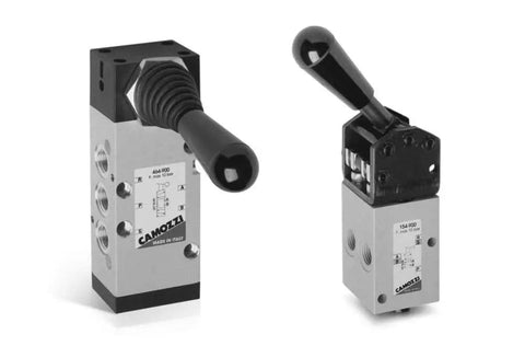 Kickass 3/2 Way Manual Pneumatic Poppet Valve Featuring Rock Solid Aluminum Construction One Eighth Inch Ports Normally Closed Design Built For Serious Industrial Hustle