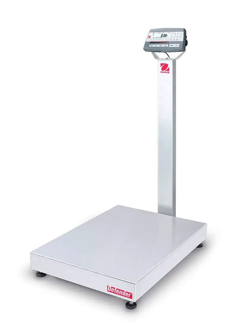 Knock Out Heavy Duty Column Mount Bench Scale With Straight Up 500 Pound Capacity And Point One Pound Precision Ntep Certified stainless platform and column design.