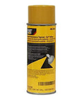 Pro Grade Yellow Aerosol Spray Paint Topcoat, Exact Color Match For Heavy Equipment And Construction Machinery, High Performance Industrial Durability, Quick Drying Formula, Tough On Exterior Surfaces, Case Of 12 12 Oz Cans, Badass Coverage And Sweet, can side view.