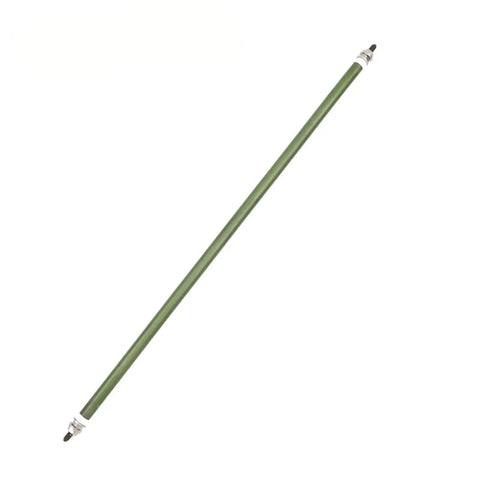 Heavy Duty 6.6mm Straight Tubular Heater For Hot Runner Manifold Stainless Steel Flexible Heating Element 500mm 700W shown in green color.