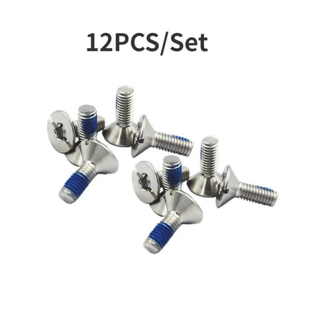 Premium Grade 12 Pack Carbon Fiber Propeller Screw Set For Agriculture Drone Replacement Fits Agras T10 T16 T20 T30 T40 T50, showing 12 precision screws.