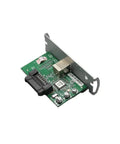 Hassle Free Usb Port Interface Card For Receipt Printers With Smooth Paper Feeding And Super Quiet Silent Operation Easy Tool Free Swap Straight Up Premium Upgrade Plug And Play Ready Works Like A Dream Every Single Time. Green circuit card with USB port and connectors.