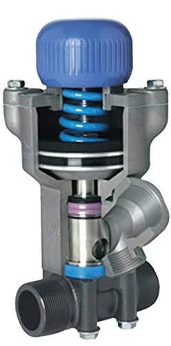 Valve II 1-1/2 Inch Tungsten Carbide Sleeve Built Tough Industrial Valve With Triple Plunger Seals, Clean-Out Port Under Inlet