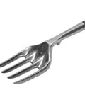 Silver Durable Aluminum Alloy Garden Weeder Fork Handy Hand Tool With Ergonomic Grip for Planting and Weeding Lightweight And Easy To Use