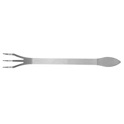 Lightweight 3 Prong Root Rake For Gardening With Stainless Steel Construction Ergonomic Handle Loosens And Aerates Soil