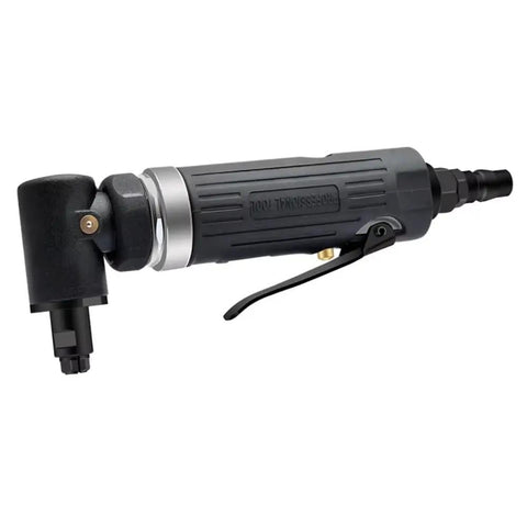 Heavy Duty Pneumatic Right Angle Die Grinder 20000 Rpm Air Polishing Tool for Precision Grinding and Deburring with ergonomic grip.